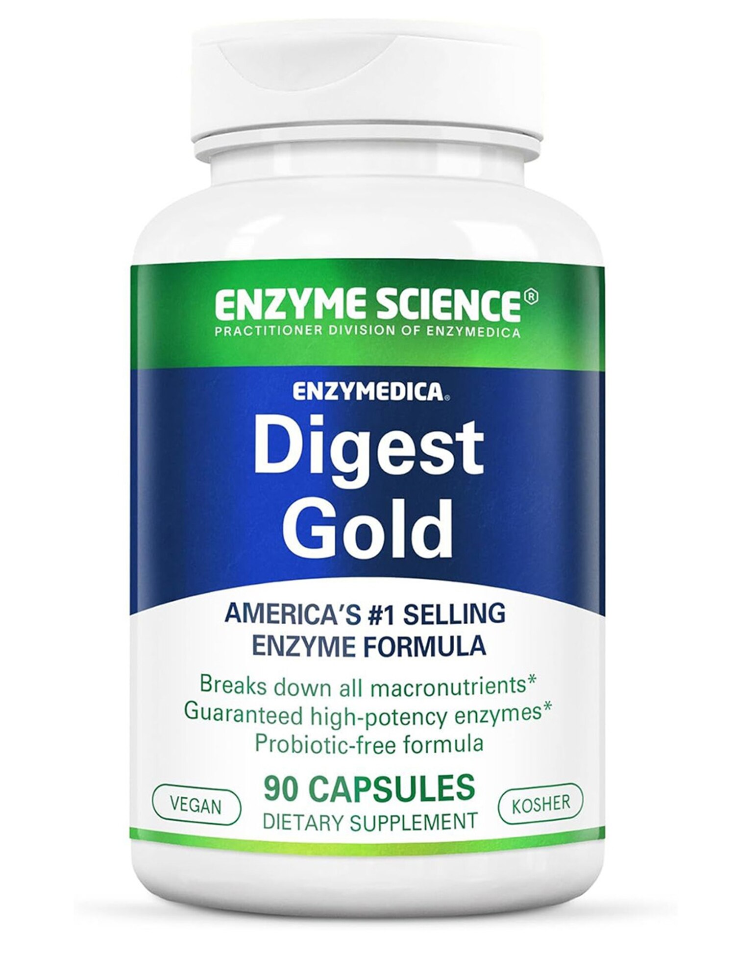 Digest Gold x90 Capsules - Enzyme Science - Enzyme Science