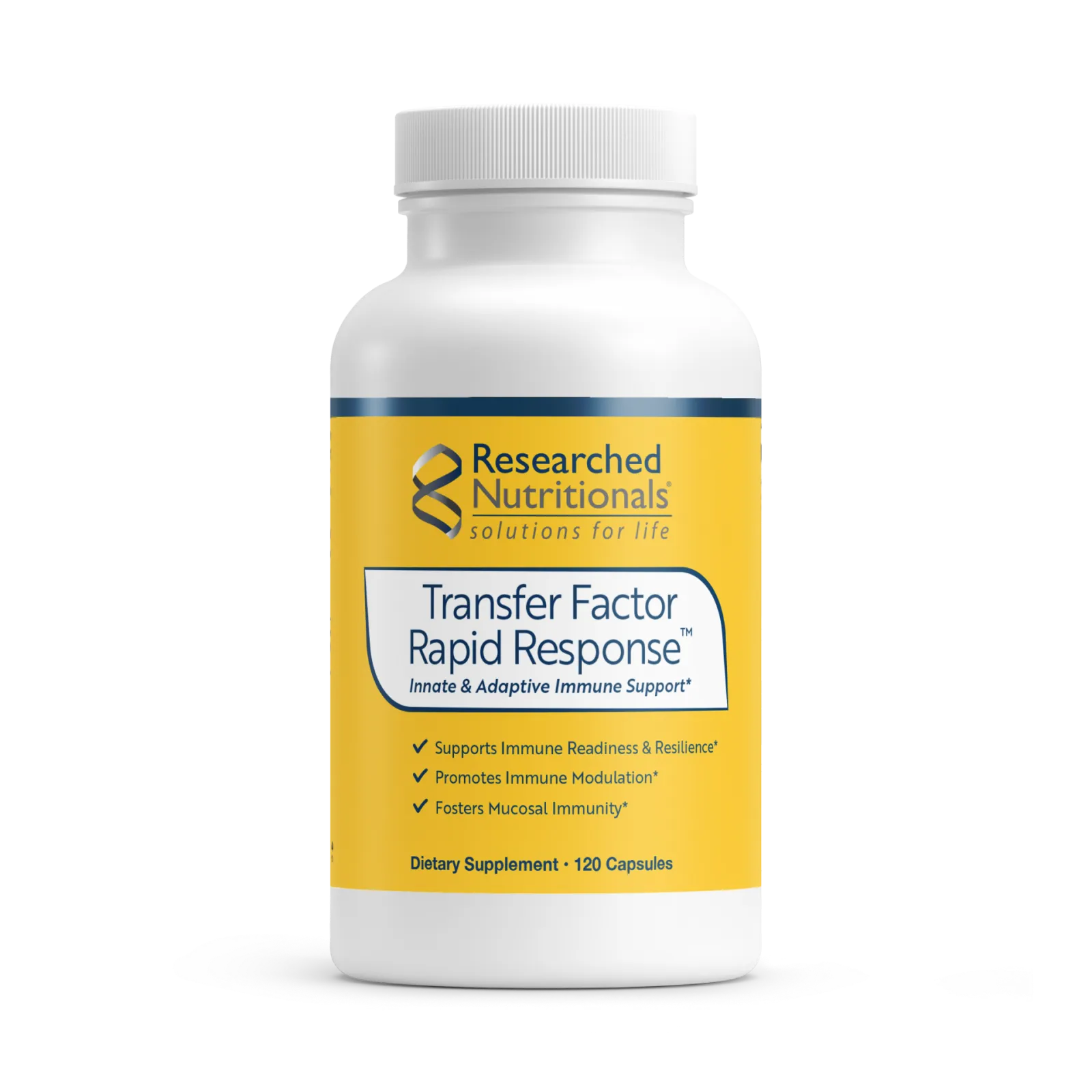 Transfer Factor Rapid Response x120 Caps - Researched Nutritionals - Researched Nutritionals
