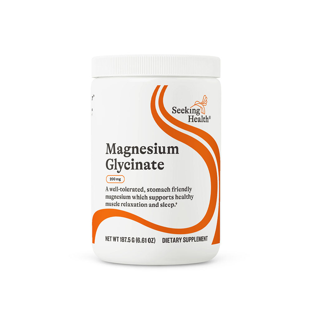 Magnesium Glycinate Powder 200mg 6.61 Oz. Seeking Health - Seeking Health