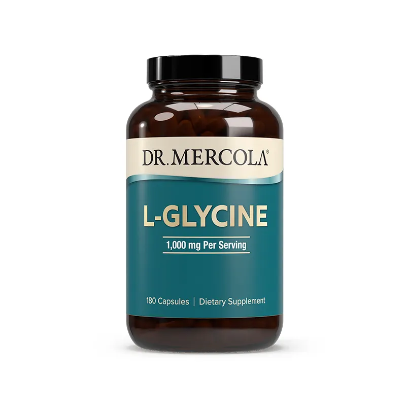 L-Glycine 1000mg x180 Capsules - Dr. Mercola - Dr. Mercola