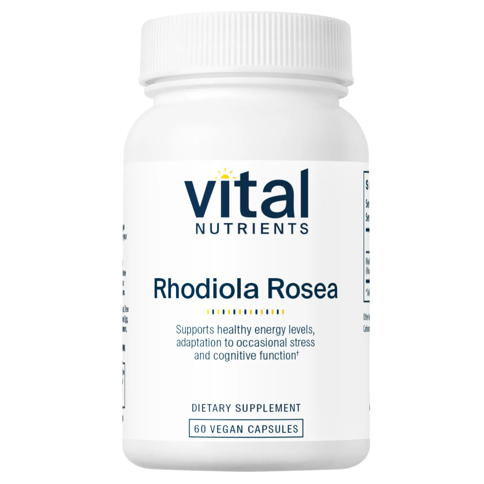 Rhodiola Rosea 400mg x60 Capsules - Vital Nutrients - Vital Nutrients