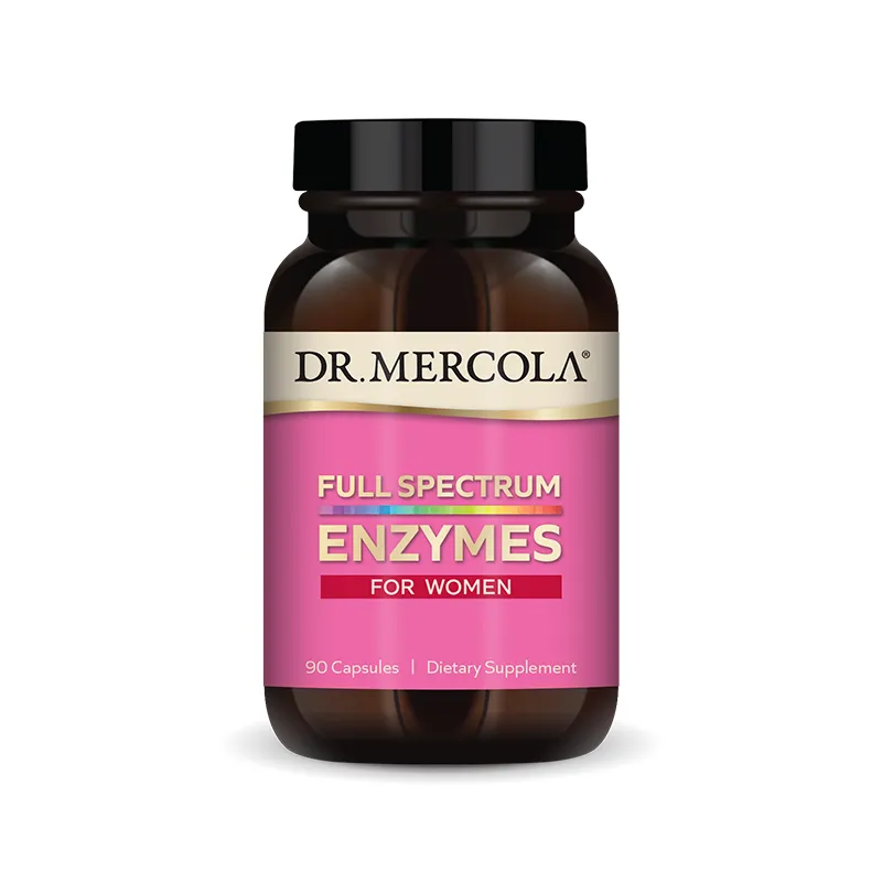Full Spectrum Enzymes for Women x90 Capsules - Dr. Mercola - Dr. Mercola