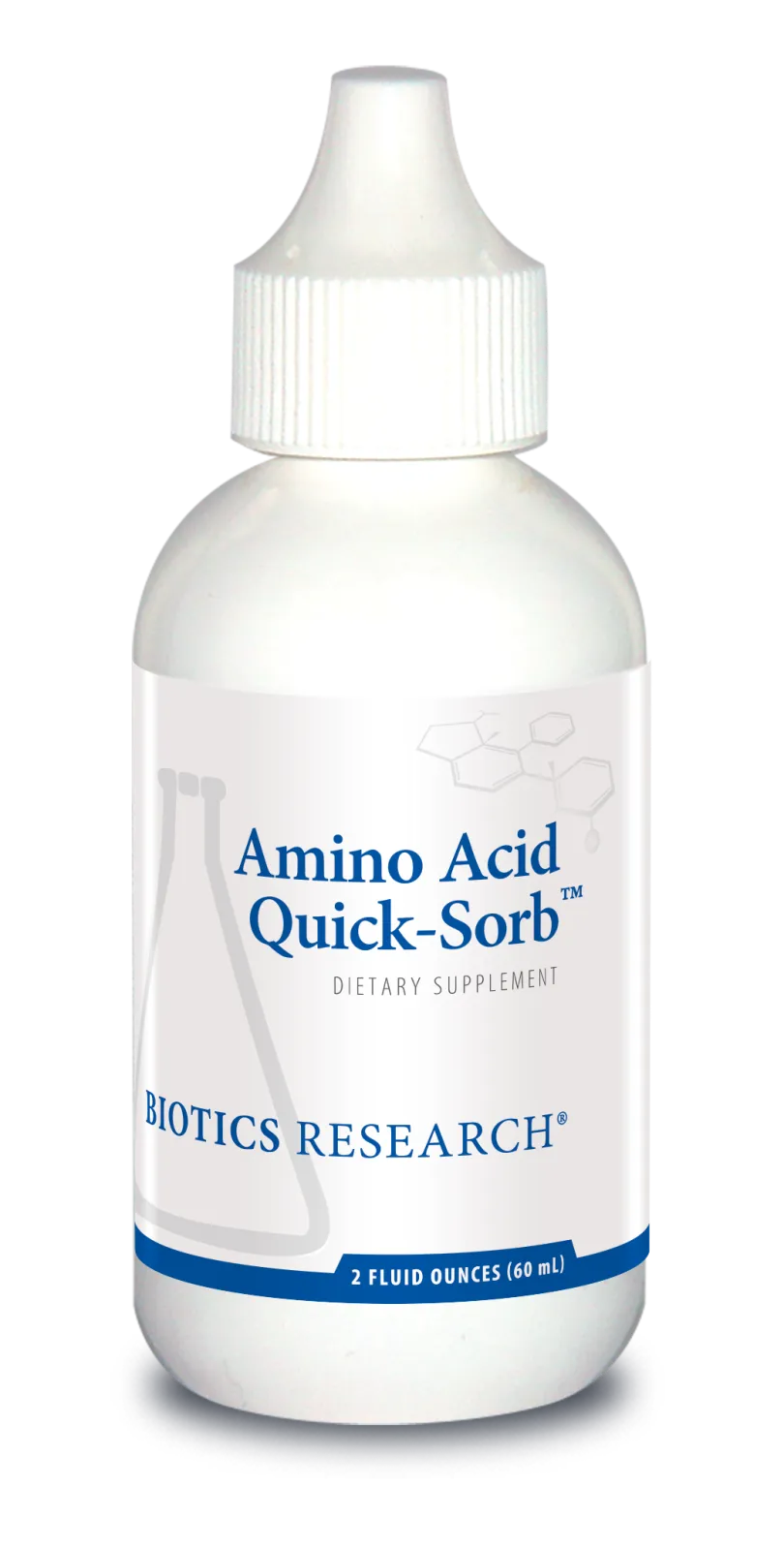 Amino Acid Quick-Sorb Liquid x187 Servings, 2 fl oz (59 mL) - Biotics Research - Biotics Research