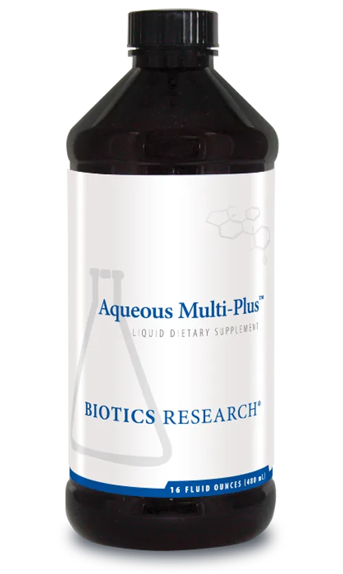 Aqueous Multi-Plus (Liquid Multimineral) x32 Servings, 16 fl oz (473 mL) - Biotics Research - Biotics Research