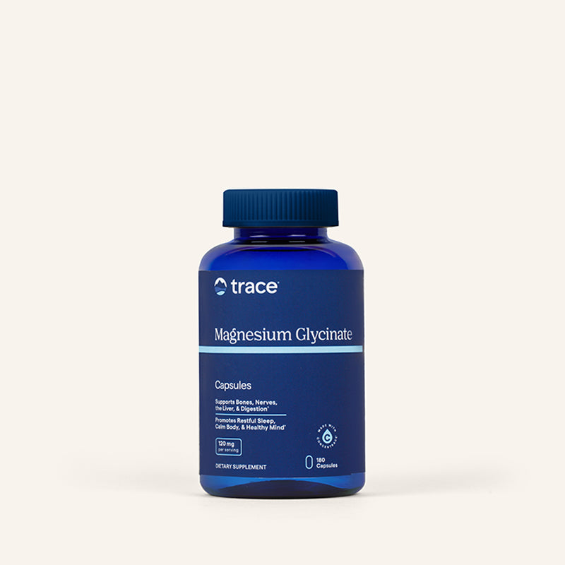 Magnesium Glycinate x180 Capsules - Trace Minerals - Trace Minerals