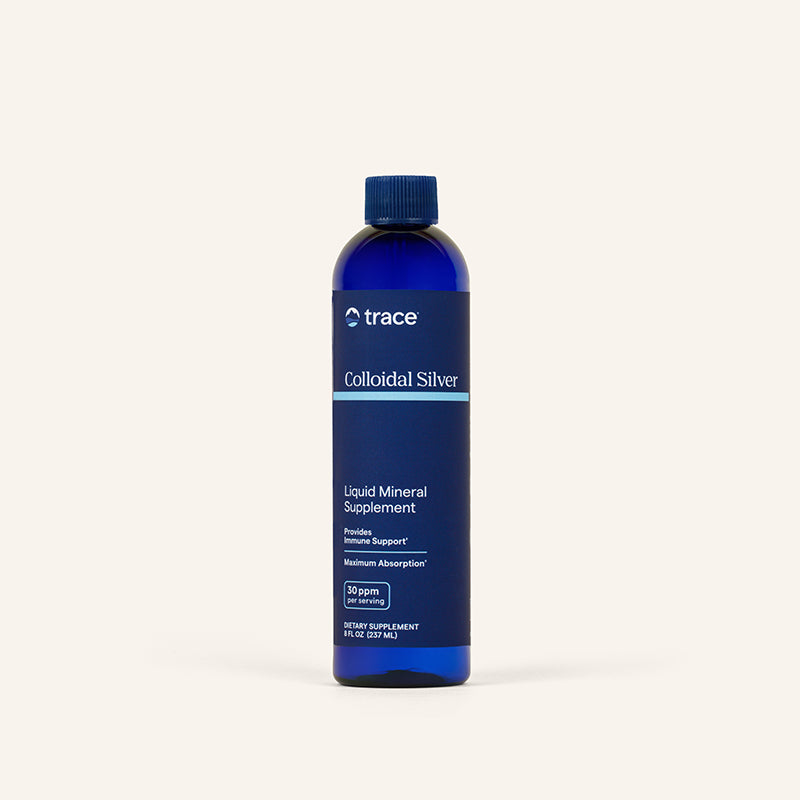 Colloidal Silver 30PPM Liquid x48 Servings, 8 fl oz (237 mL) - Trace Minerals - Trace Minerals