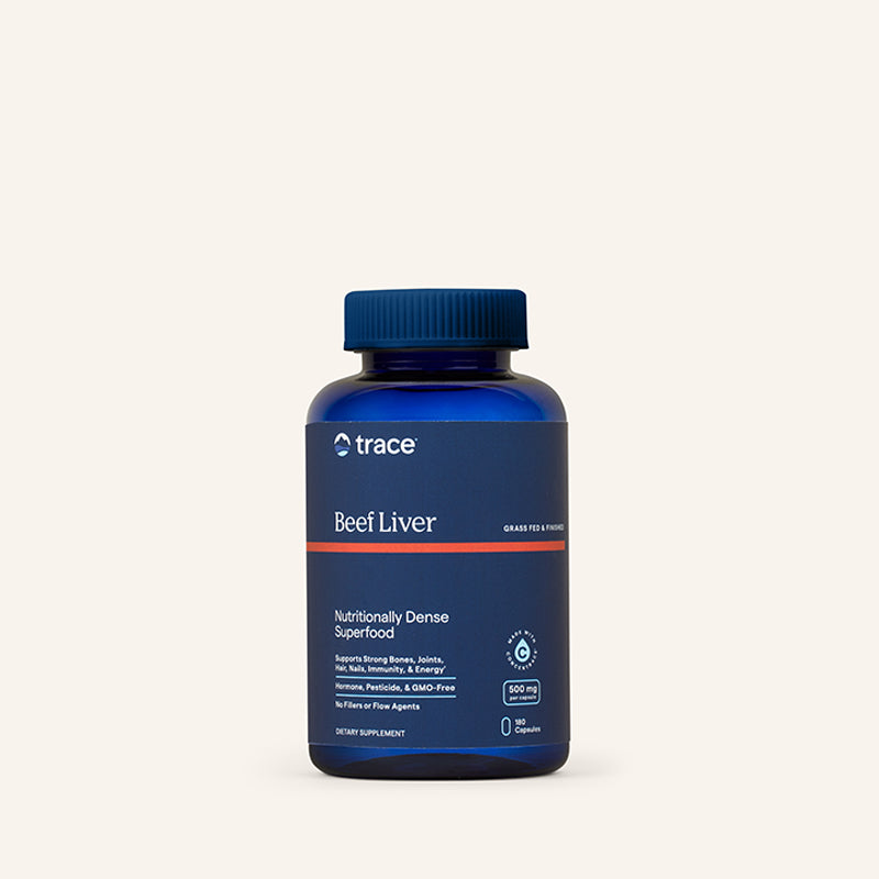 Beef Liver x180 Capsules - Trace Minerals - Trace Minerals