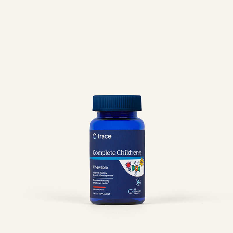 Complete Children's Chewable Multivitamin (Wild Cherry) x60 Chewable Tablets - Trace Minerals - Trace Minerals