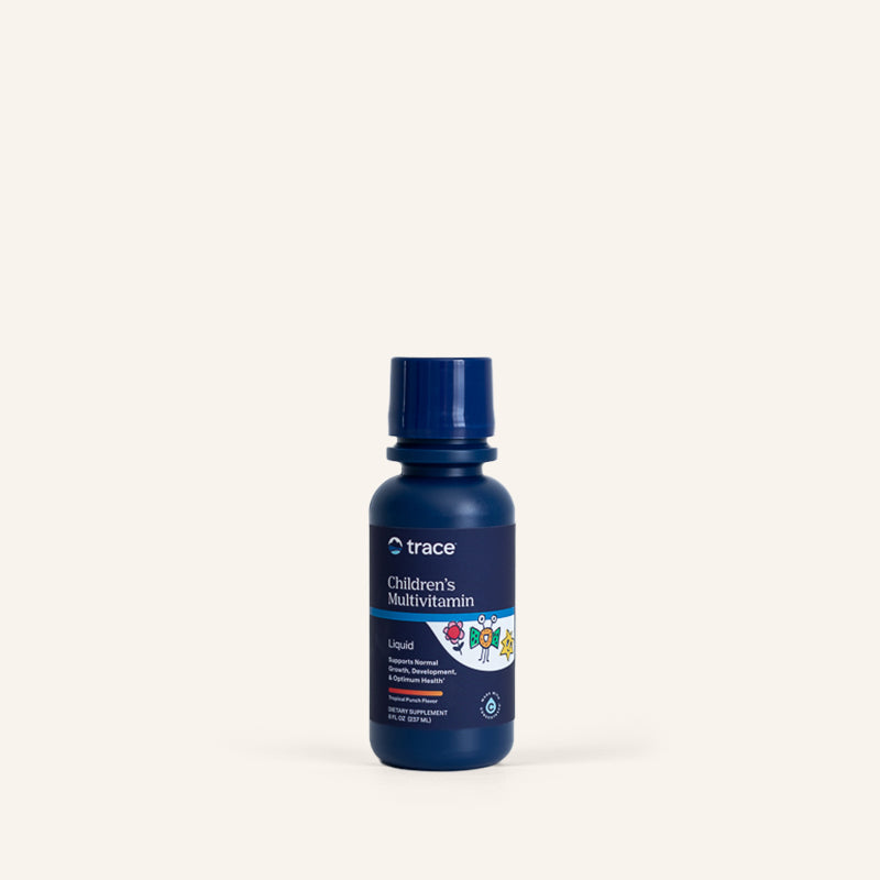 Children's Multivitamin Liquid (Tropical Punch) x48 Servings, 8 fl oz (237 mL) - Trace Minerals - Trace Minerals