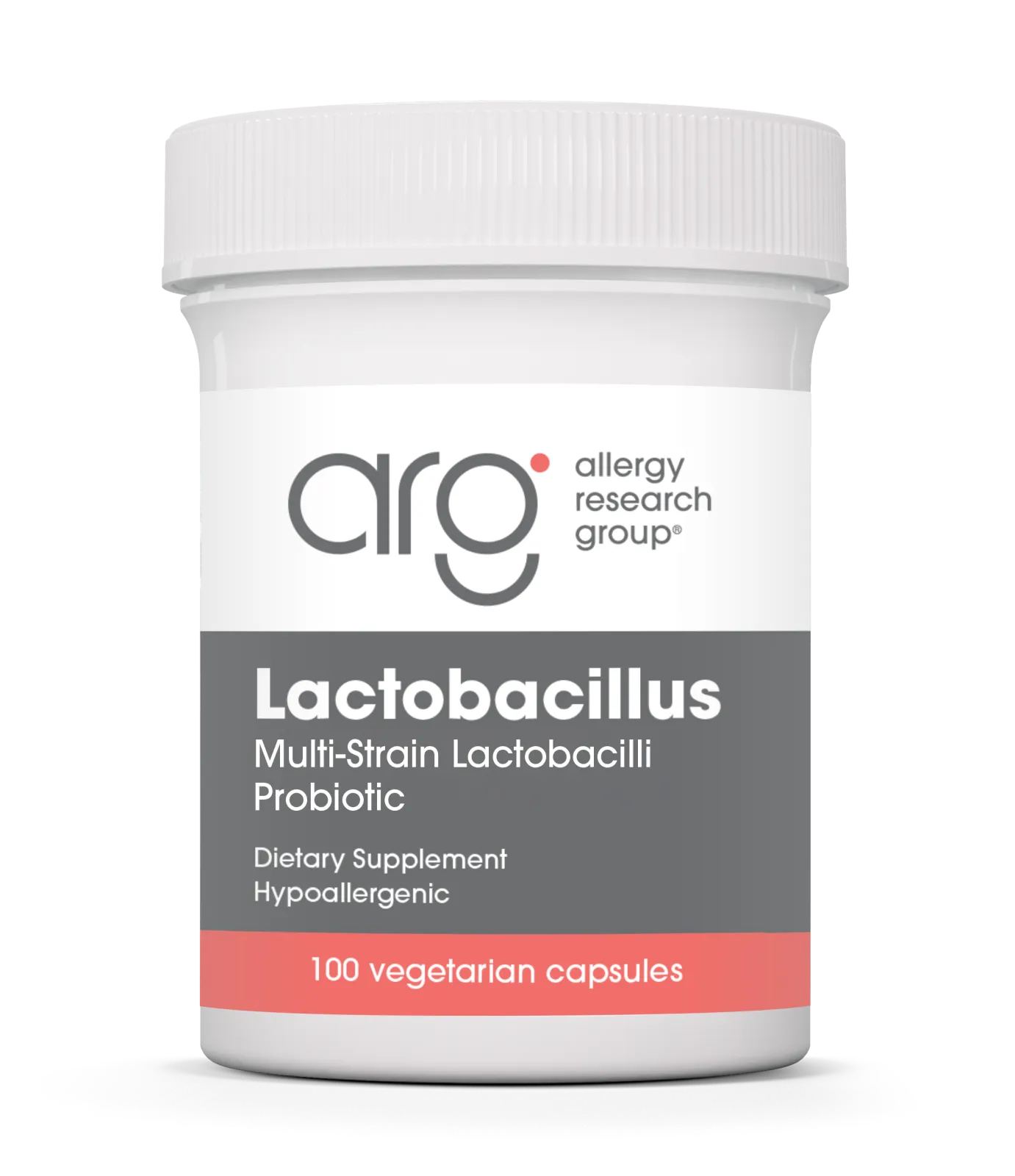 Lactobacillus (Multi-Strain Lactobacillus Probiotic) 17 Billion CFU x100 Capsules - Allergy Research Group - Allergy Research Group
