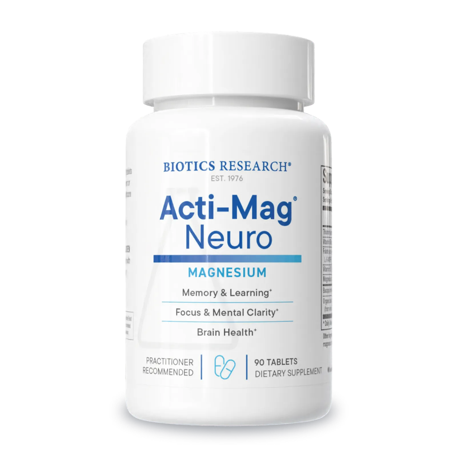 Acti-Mag Neuro x90 Tablets - Biotics Research - Biotics Research
