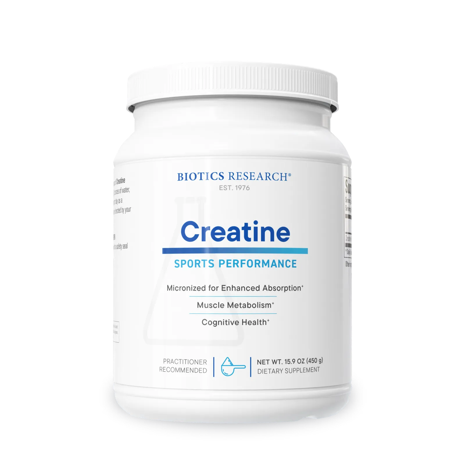 Creatine Powder x90 Servings, 15.9 oz (450 g) - Biotics Research - Biotics Research