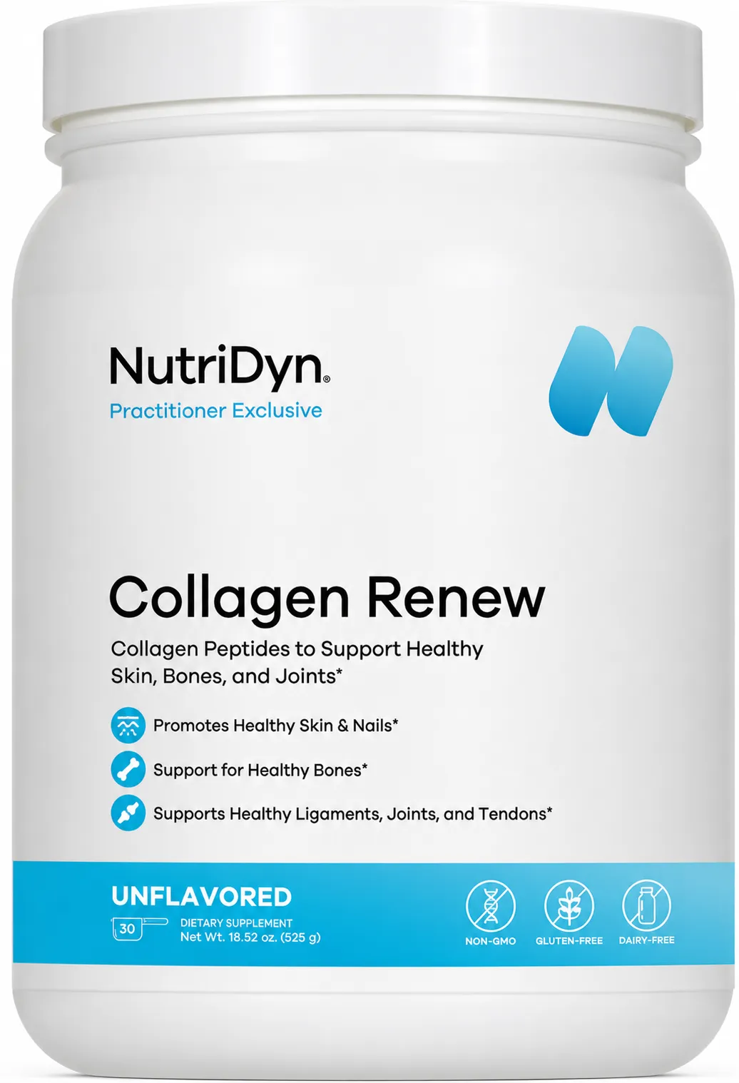 Collagen Renew Powder x30 Servings, 18.5 oz (525 g) - NutriDyn - NutriDyn