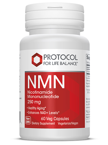 NMN (Nicotinamide Mononucleotide) 250mg x60 Capsules - Protocol For Life Balance - Protocol For Life Balance