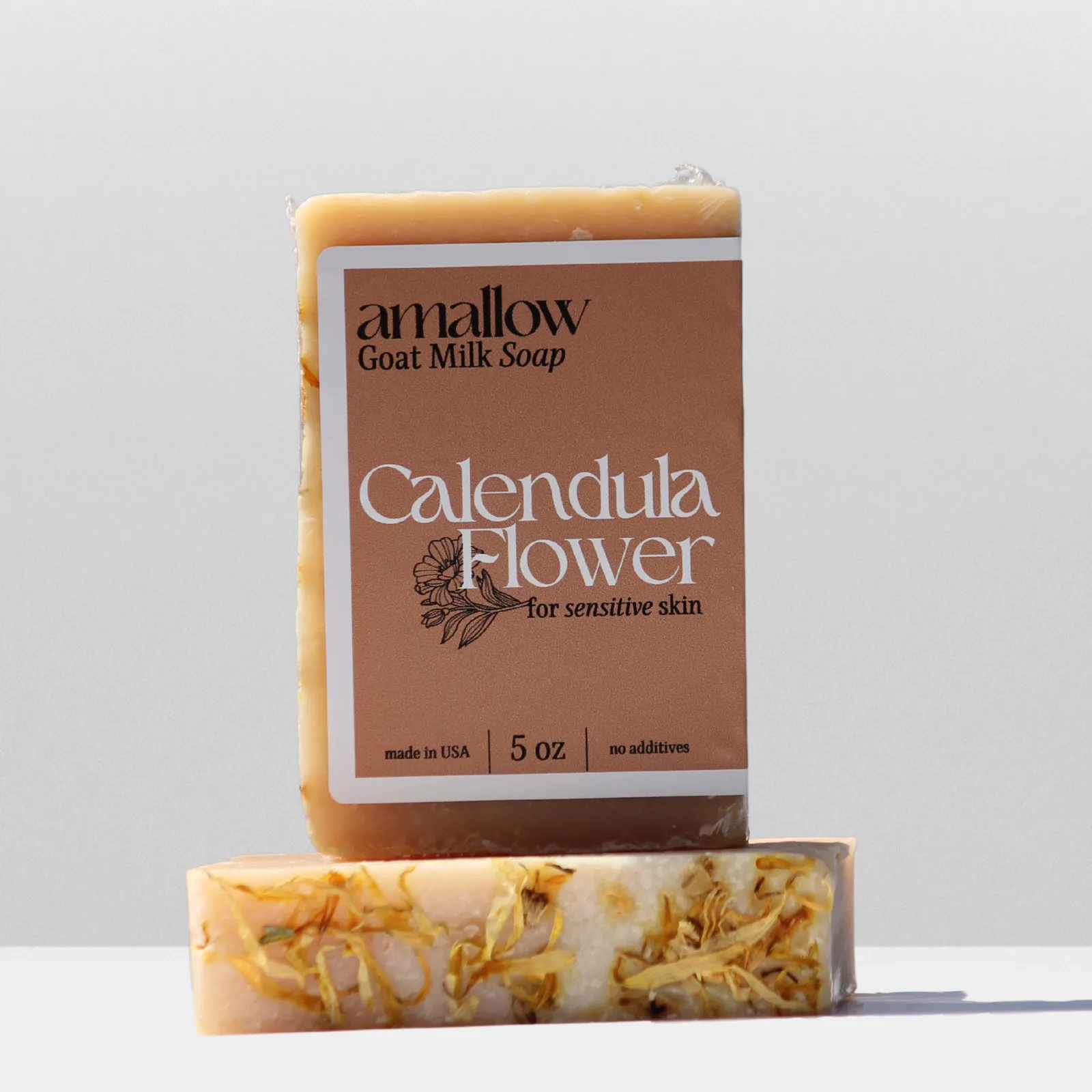 Calendula Flower Goat Milk Soap - Amallow - Amallow