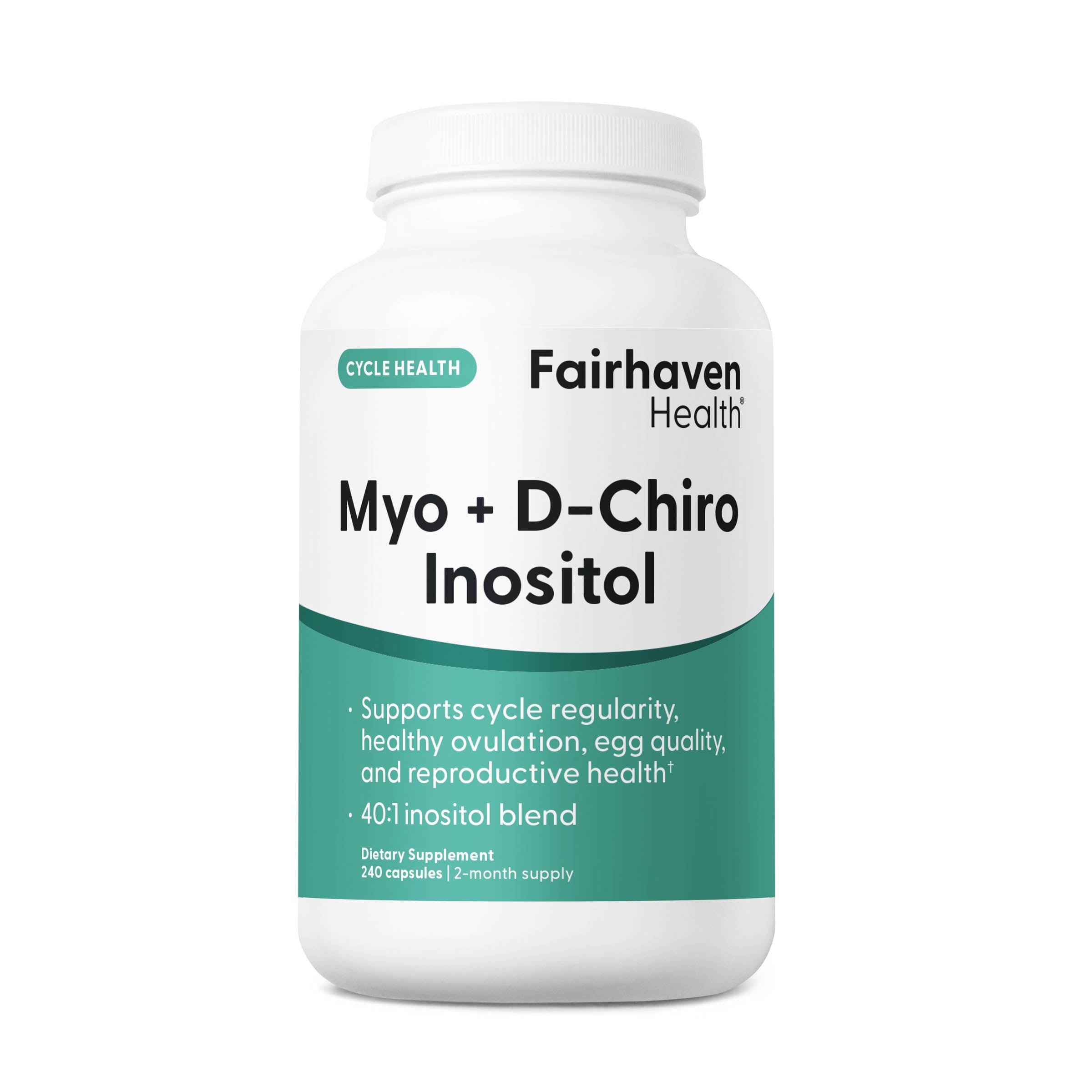 Myo + D-Chiro Inositol x240 Caps - Fairhaven Health - Fairhaven Health