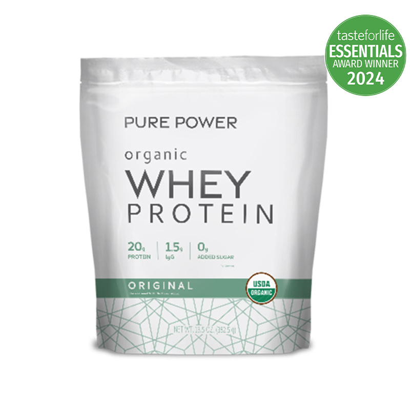 Organic Whey Protein Original 13.5 oz - Pure Power Mercola - Dr. Mercola