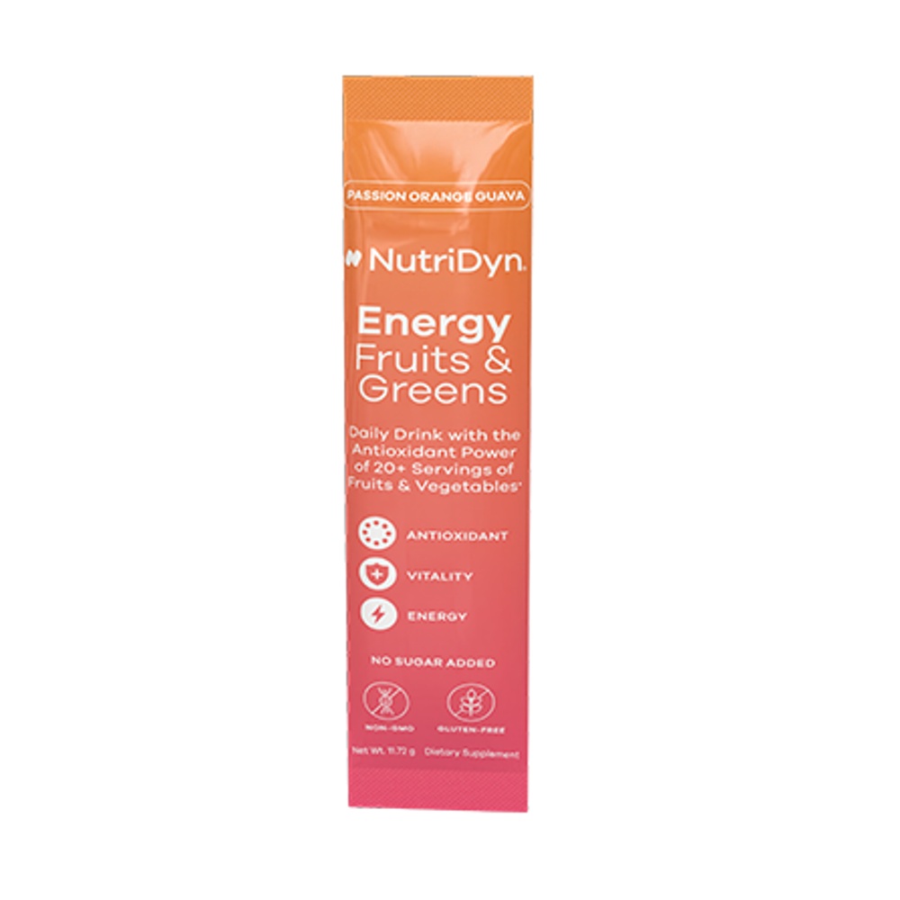 Energy Fruits & Greens (Passion Orange Guava) x1 Packet 11.72 g - NutriDyn - NutriDyn