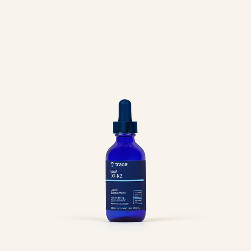 Ionic D3 + K2 2 oz Liquid - Trace Minerals - Trace Minerals
