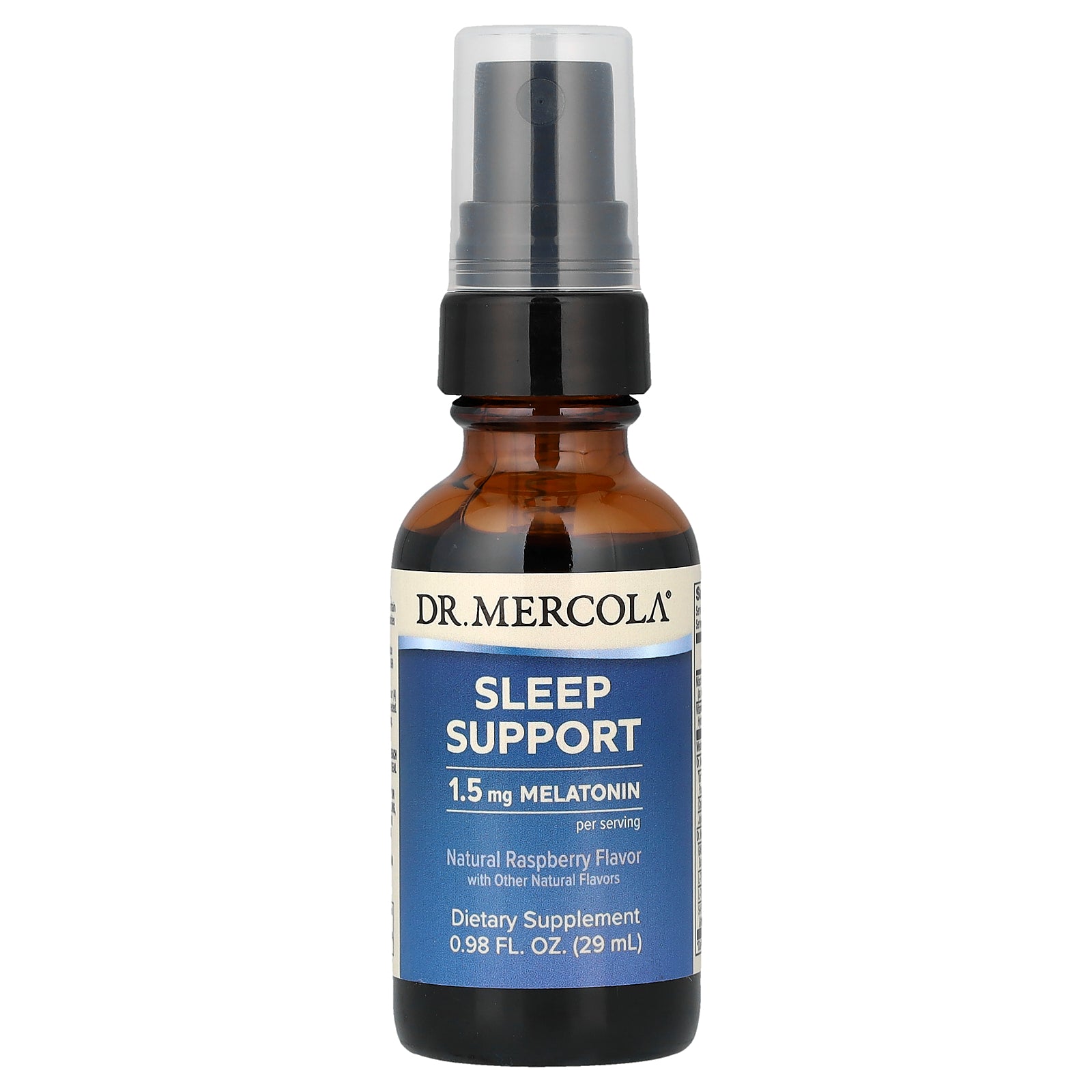 Sleep Support Spray Melatonin 1.5 mg 29 mL - Dr. Mercola - Dr. Mercola