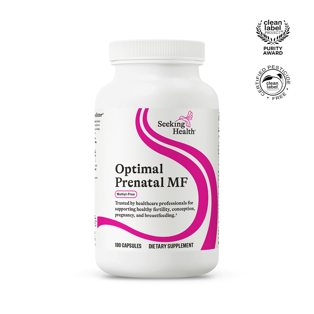 Optimal Prenatal MF x180 Caps - Seeking Health - Seeking Health